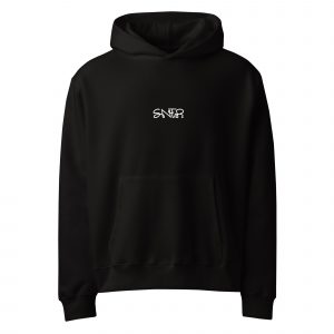 SNTR mid design Oversized Hoodie